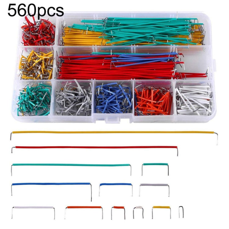 Bộ dây nhảy 14 kích thước hình chữ U không cần hàn cho breadboard, 840 chiếc, 560 chiếc, 140 chiếc
