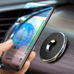 Q6 Car Magnetic Mobile Phone Holder Round Car Dashboard Navigation Bracket, Q6