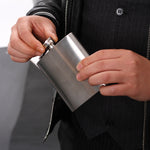 Bộ bình rượu inox di động kèm phễu ly rượu, 7OZ màu vàng grunge, 7OZ màu xám grunge, 7OZ Jack vàng grunge, 7OZ Jack xám grunge, 7OZ Jack lõi đen
