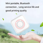 Máy in mini bỏ túi tiện lợi cho học sinh in câu hỏi sai, in nhiệt Bluetooth cho điện thoại di động, màu xanh, hồng
