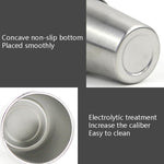 Cốc bia inox 304 chống rơi cho trẻ em, dung tích: 50ml, 50ml