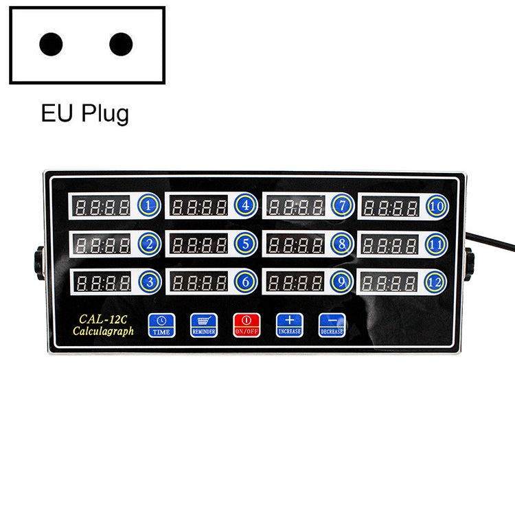 Hẹn giờ nhà bếp cho gà rán, burger, nướng, phích cắm EU, 4 kênh, 6 kênh, 8 kênh, 12 kênh
