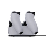 SPARKFOX W20P508 Bộ sạc đôi có tiếp điểm sạc không dây cho tay cầm PS5, Kiểu:, Bộ sạc + Cáp dữ liệu + Phích cắm sạc, Bộ sạc + Cáp dữ liệu