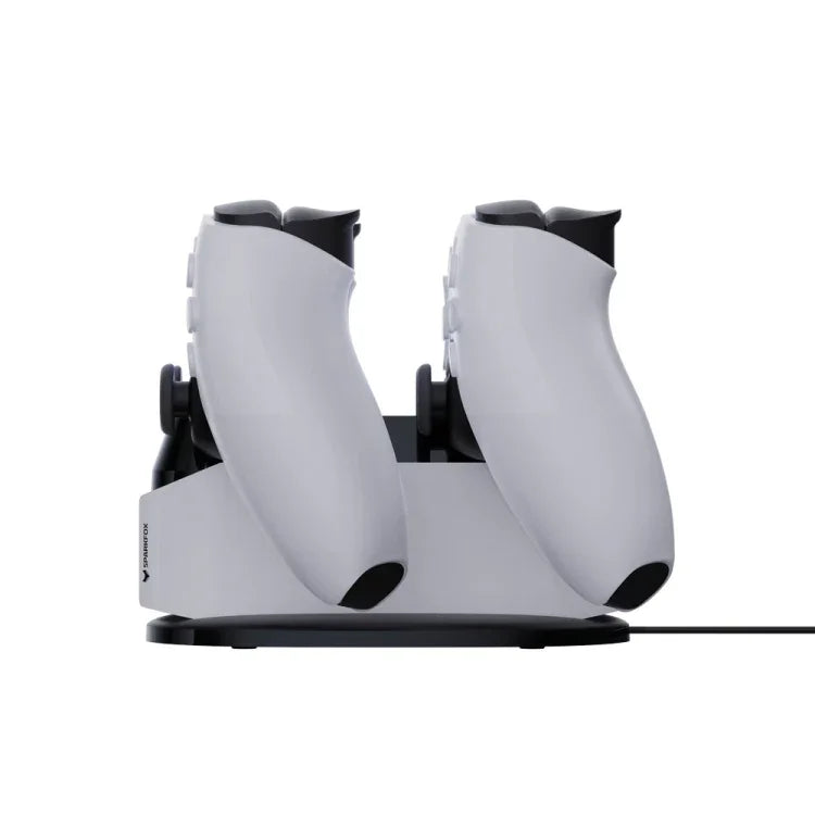 SPARKFOX W20P508 Bộ sạc đôi có tiếp điểm sạc không dây cho tay cầm PS5, Kiểu:, Bộ sạc + Cáp dữ liệu + Phích cắm sạc, Bộ sạc + Cáp dữ liệu
