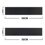 Car License Plate Hook And Loop Fastener High Temperature Resistance Polyester Double-Sided Fixed Stickers, 100x500mm