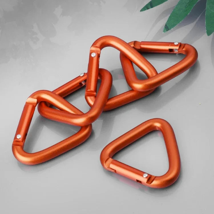 2 Chiếc Móc Khóa Carabiner Tam Giác Dùng Cho Cắm Trại Leo Núi Kẹp Móc Khóa Nồi Carabiner Phụ Kiện