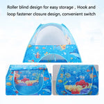 3 in 1 ZP01 Children Tent Play House Tunnel Foldable Shooting Ocean Ball Pool Toy, Blue Sea, Deep Sea