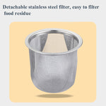 Hand Flush Pot Mocha Coffee Pot Stainless Steel Coffee Pot European Style Stainless Steel Teapot With Strainer, 1L, 0.85L