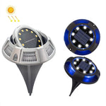 Đèn ngầm năng lượng mặt trời ngoài trời đèn cỏ xoay, thông số:, 12 LED ánh sáng trắng + xanh dương (vỏ nhôm), 12 LED ánh sáng ấm + xanh dương (vỏ nhôm), 12 LED ánh sáng trắng + màu (vỏ nhôm), 12 LED ánh sáng ấm + màu (vỏ nhôm)