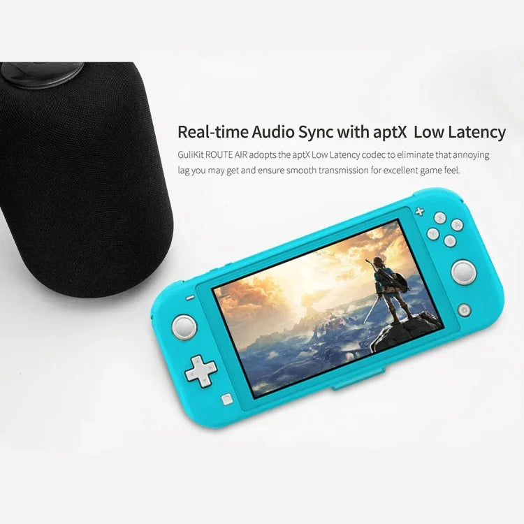 Bộ chuyển đổi âm thanh không dây Bluetooth Gulikit cho Nintendo Switch, Mẫu:, NS07 Đỏ, NS07 Xanh dương, NS07 Đen, NS07 PRO Đen, NS07 PRO Xanh băng