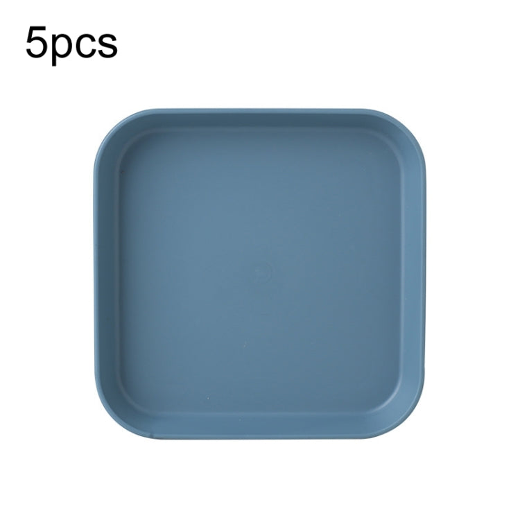 5 chiếc đĩa nhựa nhỏ 6 inch dùng trong nhà, đĩa đựng bánh snack, khay rác bàn ăn