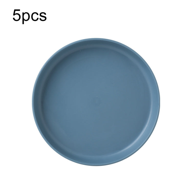 5 chiếc đĩa nhựa nhỏ 6 inch dùng trong nhà, đĩa đựng bánh snack, khay rác bàn ăn