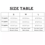 Giá để giày sắt dễ tháo lắp hành lang màu đen, ngăn cửa, Triple S, Triple L