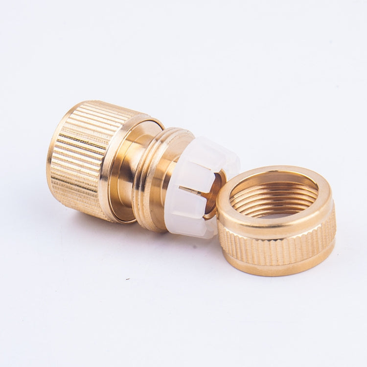 Car Washing Garden Water Pipe Pure Copper Quick Connect Water Joint, 4pcs Copper