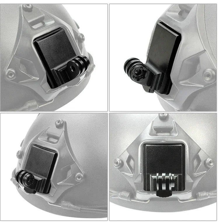 Bộ chuyển đổi gắn cố định đế mũ bảo hiểm săn bắn CS NVG cho GoPro HERO9 Black /HERO8 Black /7 /6 /5 /5 Session /4 Session /4 /3+ /3 /2 /1, DJI Osmo Action, Xiaoyi và các máy quay hành động khác, Phiên bản nâng cấp, Phiên bản cổ điển