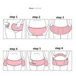 Đai hỗ trợ bụng trước sinh ba mảnh thoáng khí cho phụ nữ mang thai trước khi sinh, S, M, L, XL, XXL