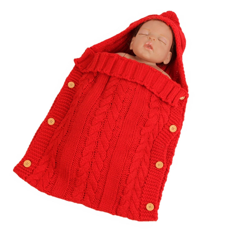 Zzsd0002 Túi ngủ len đan nút mùa thu / đông cho bé chụp ảnh, túi ngủ xe đẩy, Zzsd0002 Đỏ lớn, Zzsd0002 Xám đậm, Zzsd0002 Đen, Zzsd0002 Be, Zzsd0002 Xanh lam, Zzsd0002 Trắng kem