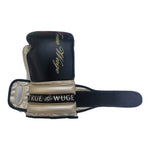 Găng tay boxing Sanda tự do nửa ngón, màu đen vàng