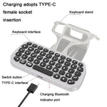 DOBE TP5-0556 Bluetooth Keyboard Wireless Gamepad With Headphone Jack For PS5, TP5-0556 Bluetooth Keyboard
