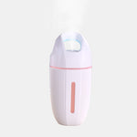 Máy lọc không khí cắm USB ô tô gia đình BD-MD1 Máy tạo ẩm ánh sáng nhiều màu, Hồng, Xanh dương, Xanh lá