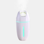 Máy lọc không khí cắm USB ô tô gia đình BD-MD1 Máy tạo ẩm ánh sáng nhiều màu, Hồng, Xanh dương, Xanh lá