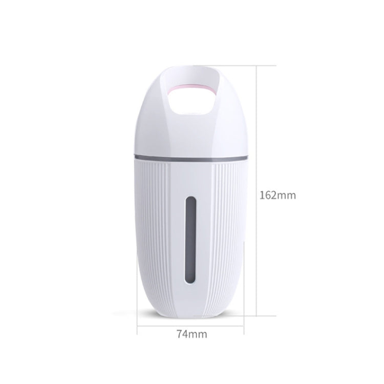 Máy lọc không khí cắm USB ô tô gia đình BD-MD1 Máy tạo ẩm ánh sáng nhiều màu, Hồng, Xanh dương, Xanh lá