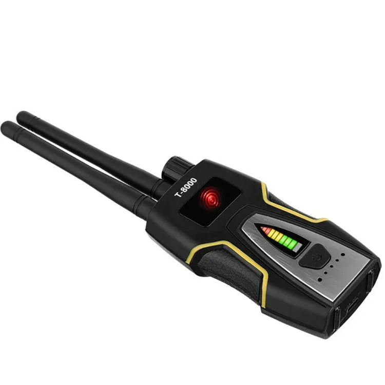 Máy phát hiện tín hiệu không dây T8000, Phòng thủ GPS, Tìm vị trí, Chống quay lén, Chống theo dõi, Dụng cụ phát hiện