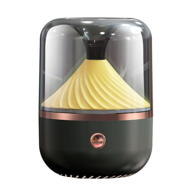 Máy khuếch tán tinh dầu phòng ngủ HX-930 Gương tròn Máy tạo ẩm phun sương siêu âm, Đen, Trắng, Xanh lá
