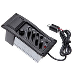 EQ-7545R Bộ cân bằng âm bốn băng tần cho đàn guitar EQ, Pickup guitar gỗ đã chỉnh sửa, Phụ kiện nhạc cụ, EQ-7545R