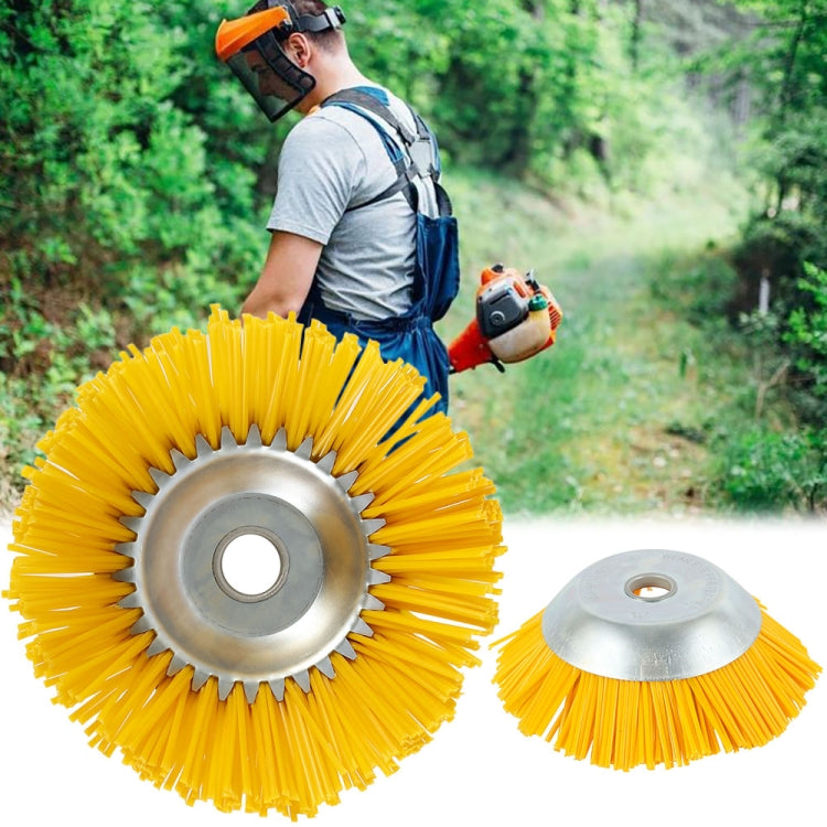 Đầu máy nhổ cỏ bằng dây nylon 8 inch, loại bát chổi nhổ cỏ, Chổi nhổ cỏ 8 inch