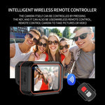SC002-12 Camera thể thao ngoài trời 4K WiFi Chống nước lặn Mini, Màu đen