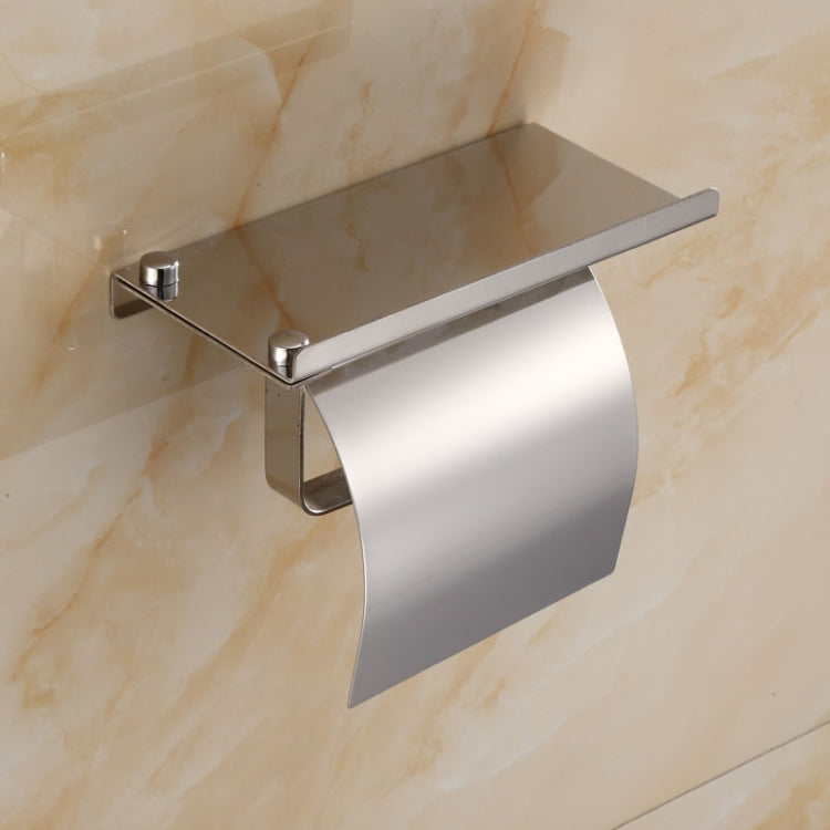 4103 giá đỡ giấy cuộn bằng thép không gỉ, giá khăn giấy điện thoại, giá phòng tắm khách sạn, màu: gương, đen