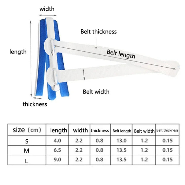 Nẹp cố định gãy ngón tay, bao bảo vệ ngón thẳng, đai chỉnh khớp ngón tay, cỡ S, M, L