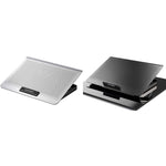 Giá đỡ tản nhiệt laptop hợp kim nhôm ICE COOREL, yên tĩnh, màu bạc không gian, vàng tungsten đen, sáu quạt bạc không gian, sáu quạt vàng tungsten đen