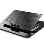 Giá đỡ tản nhiệt laptop hợp kim nhôm ICE COOREL, yên tĩnh, màu bạc không gian, vàng tungsten đen, sáu quạt bạc không gian, sáu quạt vàng tungsten đen