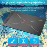 Bảng vẽ kỹ thuật số VEIKK VK1060PRO Bảng vẽ tay Bảng vẽ điện tử Có thể kết nối với điện thoại, VK1060PRO