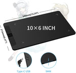 Bảng vẽ tay VEIKK VK1060 Bảng vẽ điện tử Có thể kết nối với điện thoại, VK1060