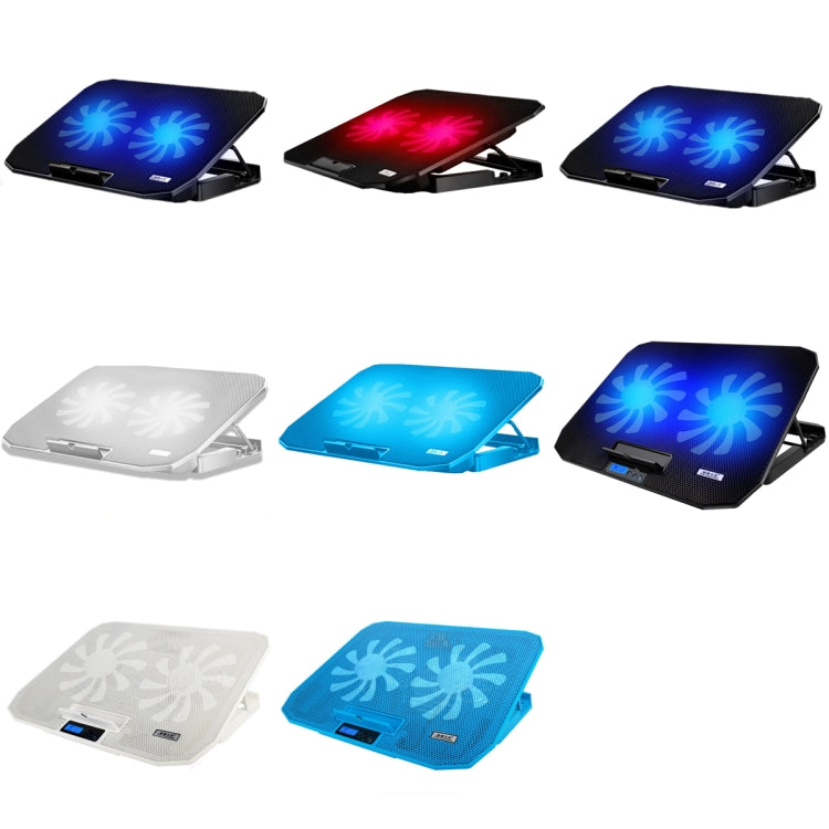 Giá đỡ tản nhiệt điều chỉnh đế laptop ICE COOREL N106, quạt đôi, phiên bản tiêu chuẩn (đèn xanh), phiên bản sang trọng (đen hiệp sĩ), phiên bản sang trọng (trắng ngà), phiên bản sang trọng (xanh biển), phiên bản cao cấp (đen hiệp sĩ)