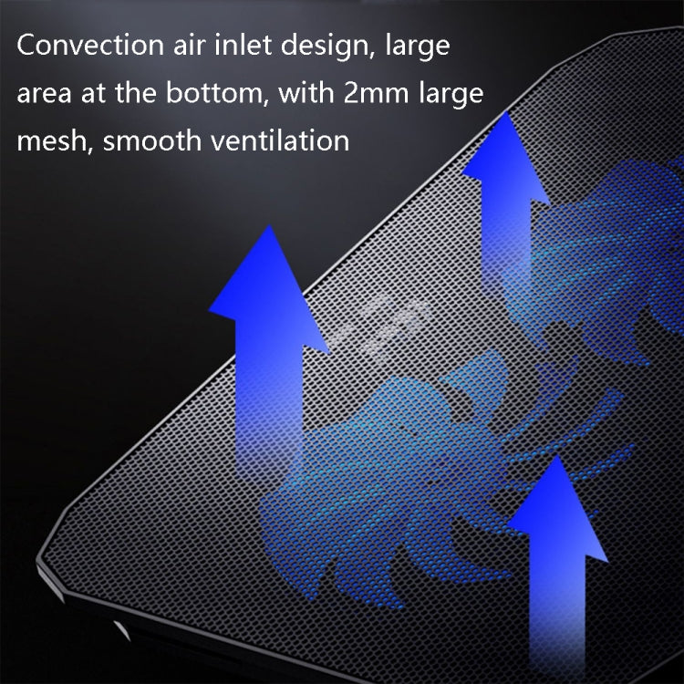 Giá đỡ tản nhiệt điều chỉnh đế laptop ICE COOREL N106, quạt đôi, phiên bản tiêu chuẩn (đèn xanh), phiên bản sang trọng (đen hiệp sĩ), phiên bản sang trọng (trắng ngà), phiên bản sang trọng (xanh biển), phiên bản cao cấp (đen hiệp sĩ)