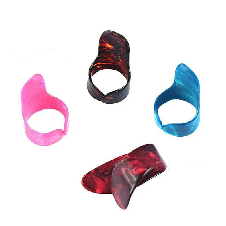 Bộ 4 trong 1 gồm thanh trượt Plexiglass + thanh trượt thép không gỉ + móng tay guitar Celluloid + hộp nhựa, thanh trượt Plexiglass