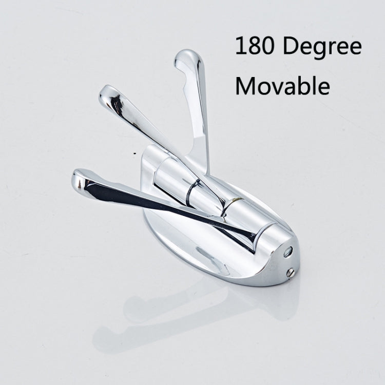 Móc treo áo di động 180 độ 8231, móc treo nhà tắm, màu: Chrome, Niken lụa, Vàng, Đồng xanh, Đồng đen