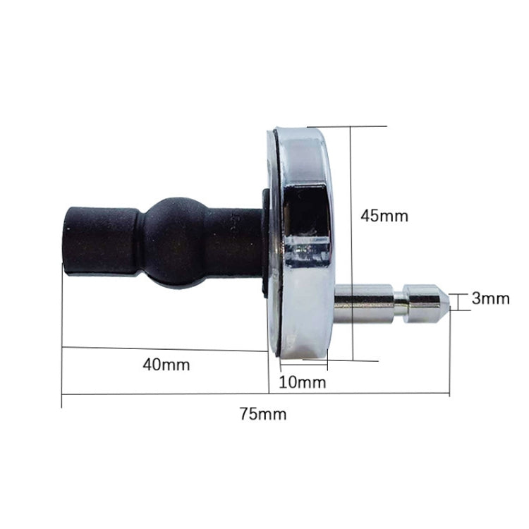 1 đôi ốc vít lắp bản lề ghế bồn cầu hợp kim kẽm 3903 tháo nhanh