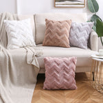 Gối bông hai mặt cho nhà sofa, vỏ gối 45x45cm không kèm ruột, vỏ gối 45x45cm + ruột