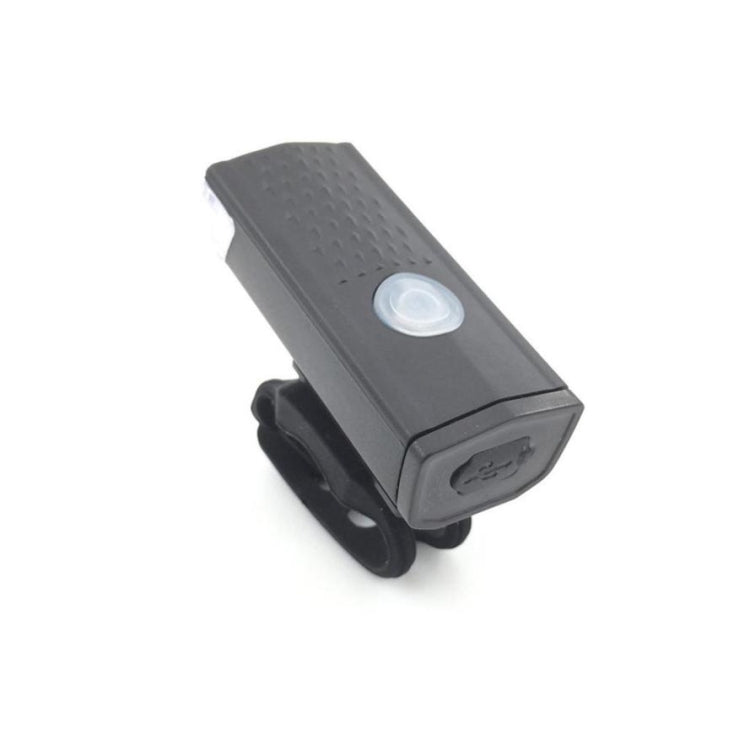 Đèn xe đạp nổi bật sạc USB chống nước, bộ đèn pha và đèn hậu xe đạp, đèn pha + đèn hậu (Màu đen)