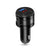 Car Bluetooth Handsfree Car FM Transmitter Music Player Car Charger, X20 Black