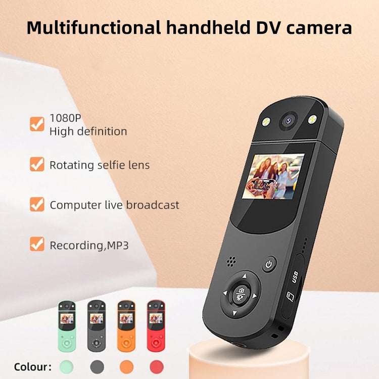 Máy quay video kỹ thuật số đa chức năng D2 HD 1080P Camera thể thao DV Máy quay trực tiếp máy tính, Màu đỏ, xanh lá, đen, cam