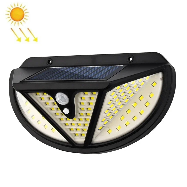 Đèn tường vườn cảm ứng cơ thể người năng lượng mặt trời TG-TY074 đèn hành lang ngoài trời, thông số:, 118 SMD, 117 COB