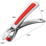 Giá đỡ đĩa chống trượt, chống bỏng bằng thép không gỉ 304 có lót cao su, dụng cụ nâng khay, giá đỡ đĩa (đen), giá đỡ đĩa (xanh)