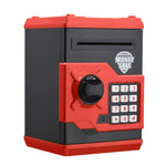 Hộp tiết kiệm mật khẩu, máy ATM tiết kiệm tự động cho trẻ em, màu Đen Đỏ, Trắng Xanh, Trắng Hồng, Gấu Panda, Đen Đỏ, Xanh, Đỏ & Đen