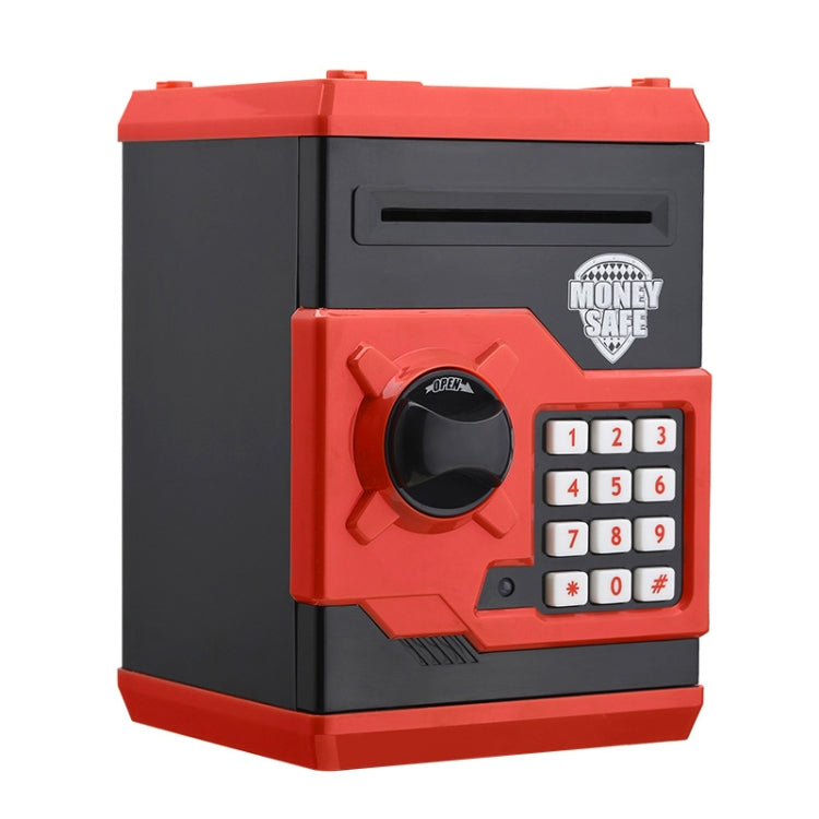 Hộp tiết kiệm mật khẩu, máy ATM tiết kiệm tự động cho trẻ em, màu Đen Đỏ, Trắng Xanh, Trắng Hồng, Gấu Panda, Đen Đỏ, Xanh, Đỏ & Đen